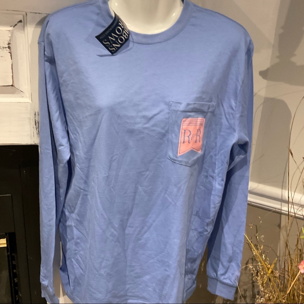 NEW Ribbons & Bows Southern Roots Outfitter Long Sleeve Shirt Size Medium